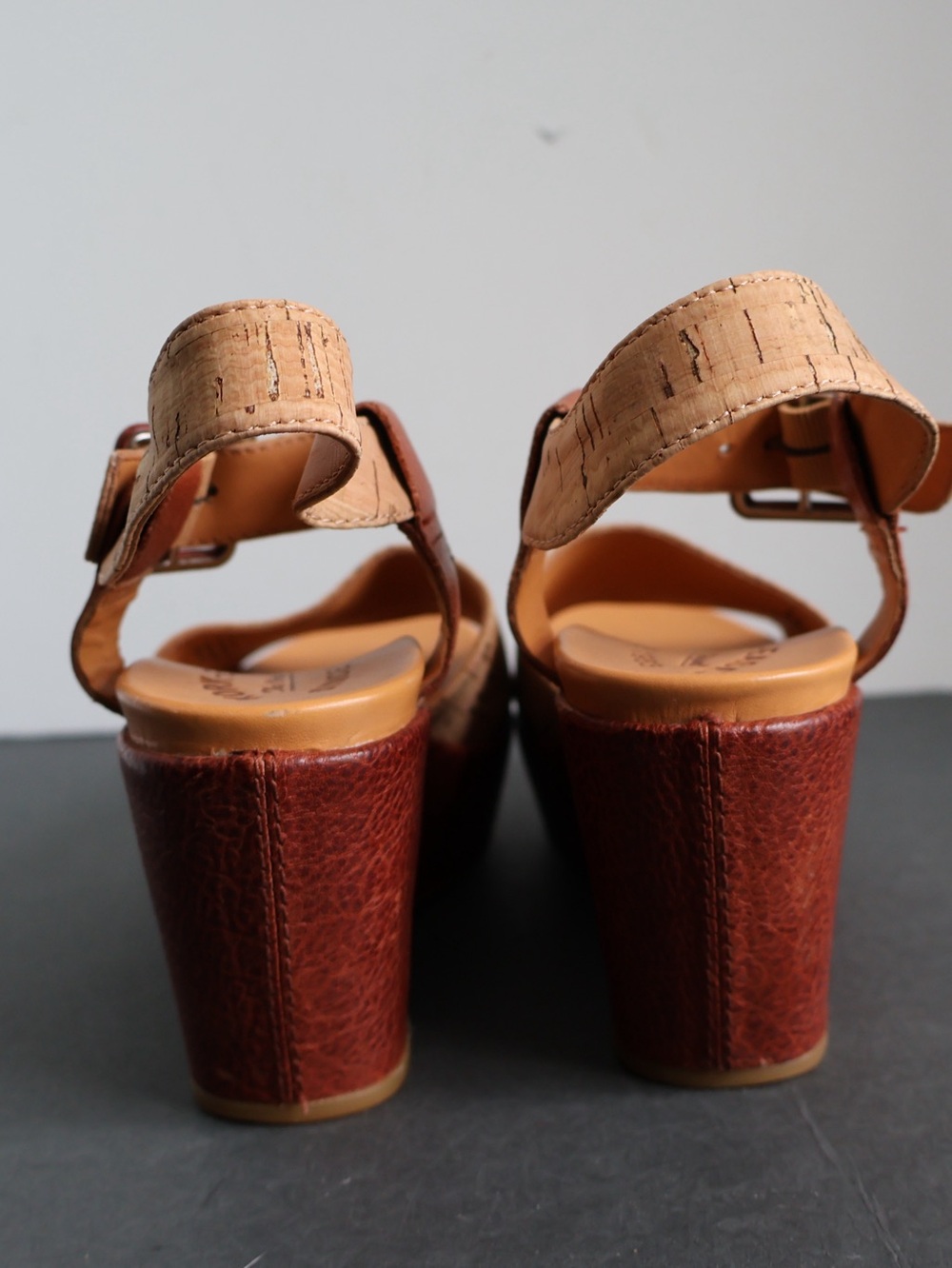 Kork-Ease Keirn Platform Wedge Sandals Size 6M - Picture 5 of 10